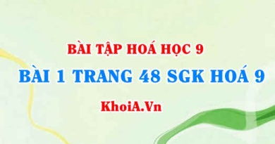 Bài 1 trang 48 SGK Hoá 9: Tính chất vật lí của kim loại